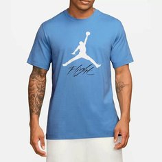 Футболка NIKE Jumpman Flight, размер 46-48, cиний