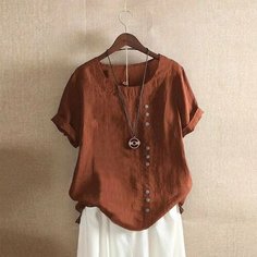 Рубашка , размер 4XL, коричневый Other