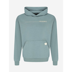 Худи Kappa Sport Logo Mens Hooded knitted jumpers w/o zip, размер 52/54, , петроль