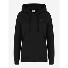 Толстовка Demix W D Basic Solid Hodded Tracktop, размер 54/56, , черный
