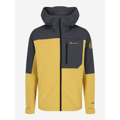 Куртка OUTVENTURE Hiking Mens Softshell Jacket, размер 46, желтый/серый