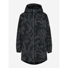 Куртка спортивная OUTVENTURE Active Girls Fleece Lined Jacket, размер 152/158, черный