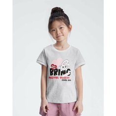 Футболка Gloria Jeans, размер 2-4г/104, серый