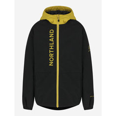 Куртка Northland Professional Travel Boys Fleece Lined Jacket, размер 158/164, черный/желтый