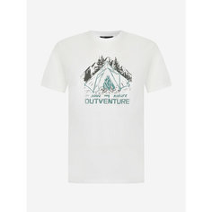 Футболка OUTVENTURE Travel Men’s SS T-Shirt, размер 56/58, белый