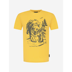 Футболка OUTVENTURE Travel Men’s SS T-Shirt, размер 54, горчичный