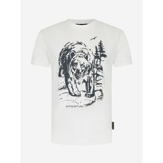 Футболка OUTVENTURE Travel Men’s SS T-Shirt, размер 48, белый