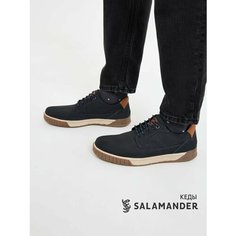 Полуботинки дерби Salamander, размер 40, синий/коричневый