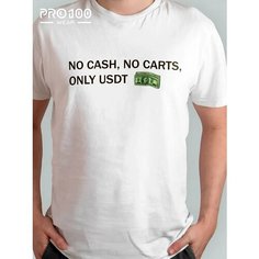 Футболка, размер 54, белый Pro100wear
