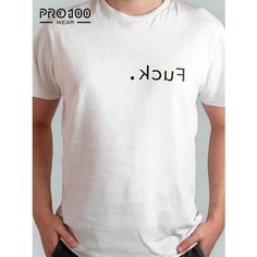 Футболка, размер 54, белый Pro100wear
