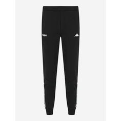 Брюки джоггеры Kappa Authentic Mens Banda Knitted Pants, размер 52, черный