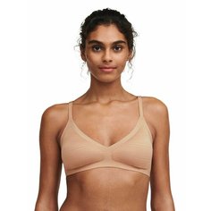 Бюстгальтер Chantelle soft stretch stripes, размер XS/S, бежевый