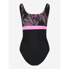Купальник Joss Womens Essentials Front Inserts Swimsuit, размер 42, черный