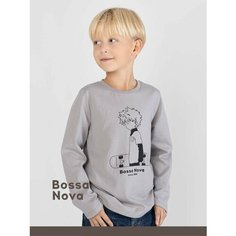 Лонгслив Bossa Nova, размер р.128, темно-серый