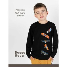 Лонгслив Bossa Nova, размер р. 98, черный