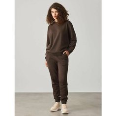 Брюки спортивные JUST CLOTHES, размер 50, коричневый