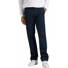 Брюки чинос Lee Men Regular Chino Pants, размер 33/34, cиний