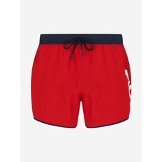 Шорты для плавания Fila Mens 32cm Running Swim Shorts, размер 50, красный/синий