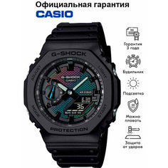 Наручные часы CASIO G-Shock, зеленый, синий, черный