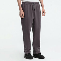 Брюки STREET BEAT Straight Pant French Terry, размер XXL, коричневый, коричневый