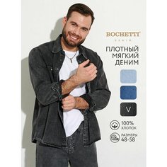 Рубашка Bochetti Весна-лето 2025, размер 54, темно-серый