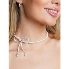 Чокер, длина 39 см, белый, перламутровый Accs by Home