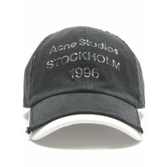 Бейсболка Acne Studios для мужчин и женщин, размер OneSize, черный