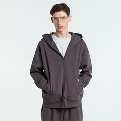 Худи STREET BEAT Hoodie Full Zip Fleece, размер S, , темно-серый