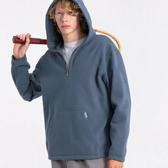 Худи STREET BEAT Hoodie Fleece, размер XL, , светло-синий