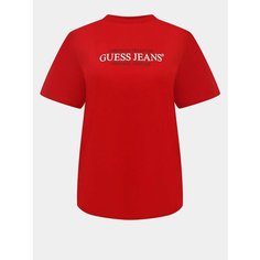 Футболка GUESS, размер M, красный