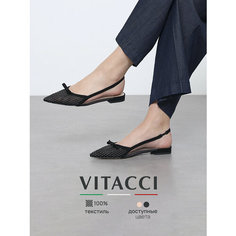 Туфли слингбэки VITACCI, размер 39, черный