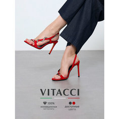 Босоножки VITACCI, размер 37, красный