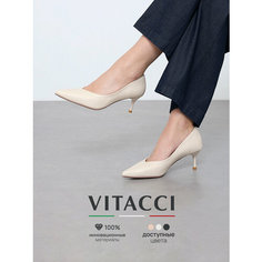 Туфли VITACCI, размер 39, молочный