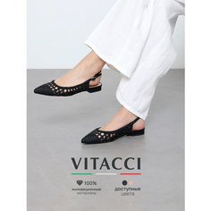 Туфли слингбэки VITACCI, размер 41, черный