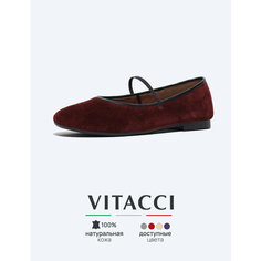 Балетки VITACCI, размер 36, бордовый