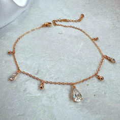 Браслет на ногу XUPING JEWELRY, 1 шт., золотой