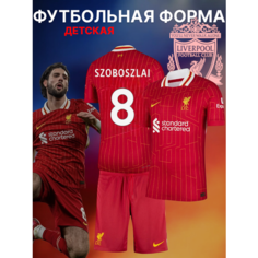 Футболка спортивная Доминик Собослай детская Ливерпуль, размер 26, красный Нет бренда