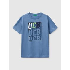 Футболка UNITED COLORS OF BENETTON, размер S, голубой