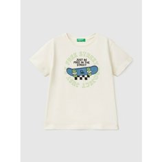 Футболка UNITED COLORS OF BENETTON, размер 98, белый