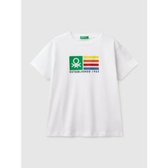 Футболка UNITED COLORS OF BENETTON, размер EL, белый
