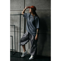 Футболка VINOWEAR Футболки оверсайз, демисезон,унисекс, 1 шт., размер 42-54, серая
