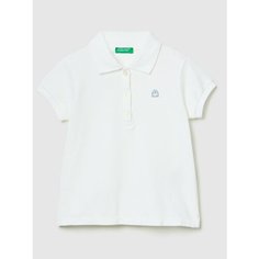 Поло UNITED COLORS OF BENETTON, размер 98, белый