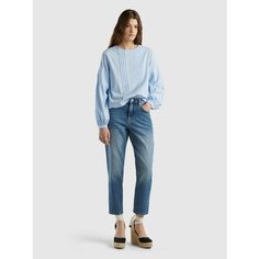 Джинсы мом UNITED COLORS OF BENETTON, размер 30, cиний