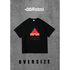 Футболка, размер XS, черный/черный My Favorite Robot