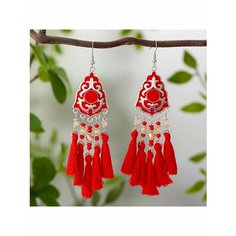 Серьги, серебристый/красный be Self True Jewel