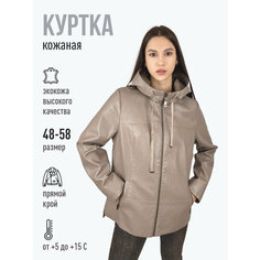 Куртка ANGMIFER, размер 52, коричневый