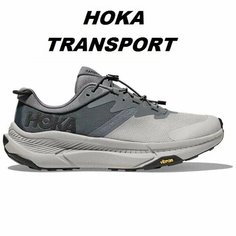Кроссовки HOKA ONE ONE Transport, полнота D, размер UK 9.5; EUR 44; USA 10; 28 см; RU 42.5*, серый