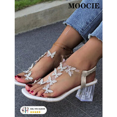 Босоножки MOOCIE, размер Длина стопы:24.5cm, белый