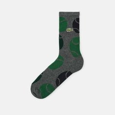 Носки LACOSTE, размер T6, серый