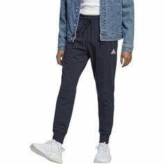 Брюки спортивные adidas Essentials Single Jersey Tapered Cuff, размер S INT, черный